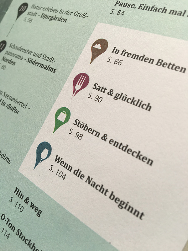 Detail of DuMont direkt Travel Guides – Redesign