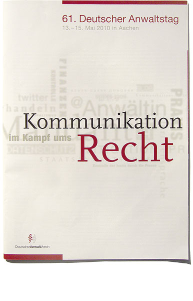 Detail aus Deutscher Anwalt Verein –<br/>Deutscher Anwaltstag