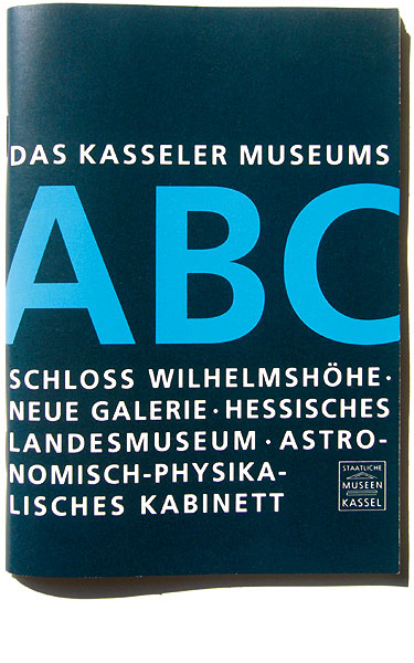 Detail of The Kassel Museums’ ABC –<br/>Brochure