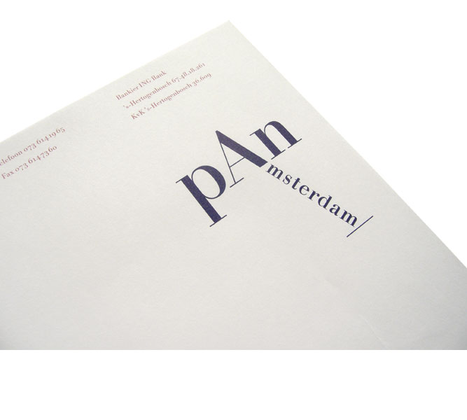 Detail aus pAn Amsterdam –<br/>Logo und Branding